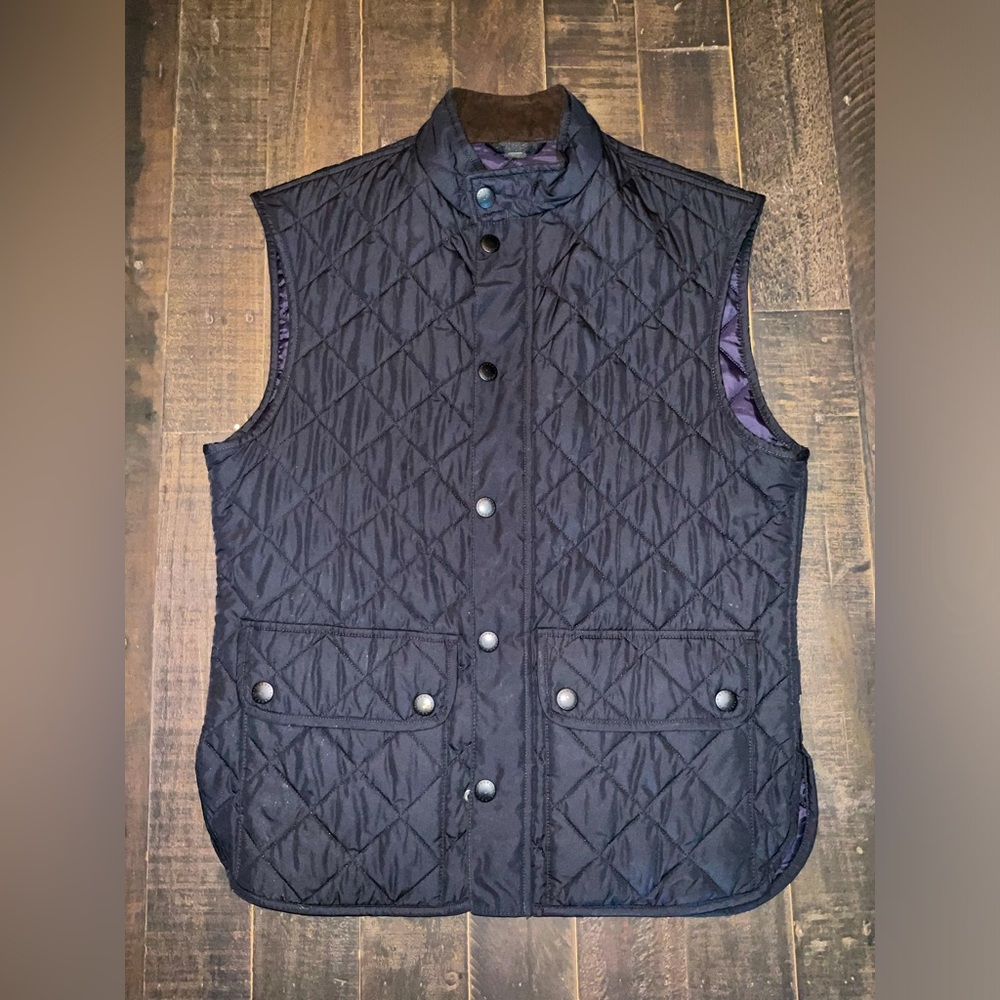 Barbour Lowerdale Quilted Vest
 - Large Slim Fit - Navy